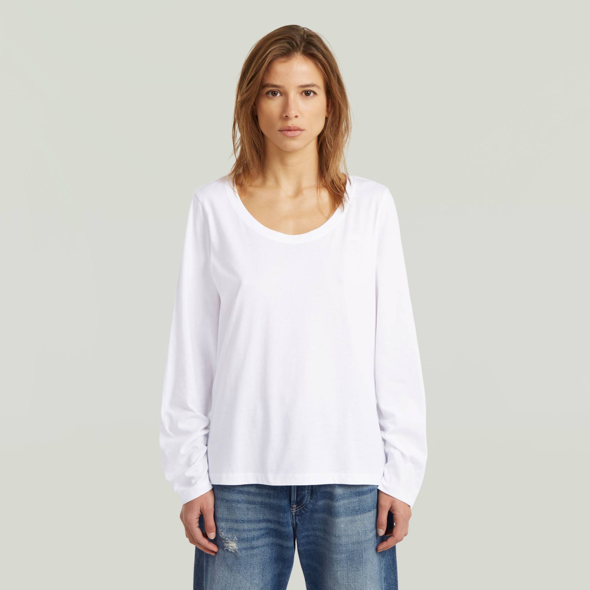 Scoop Neck Long Sleeve T-Shirt von G-STAR