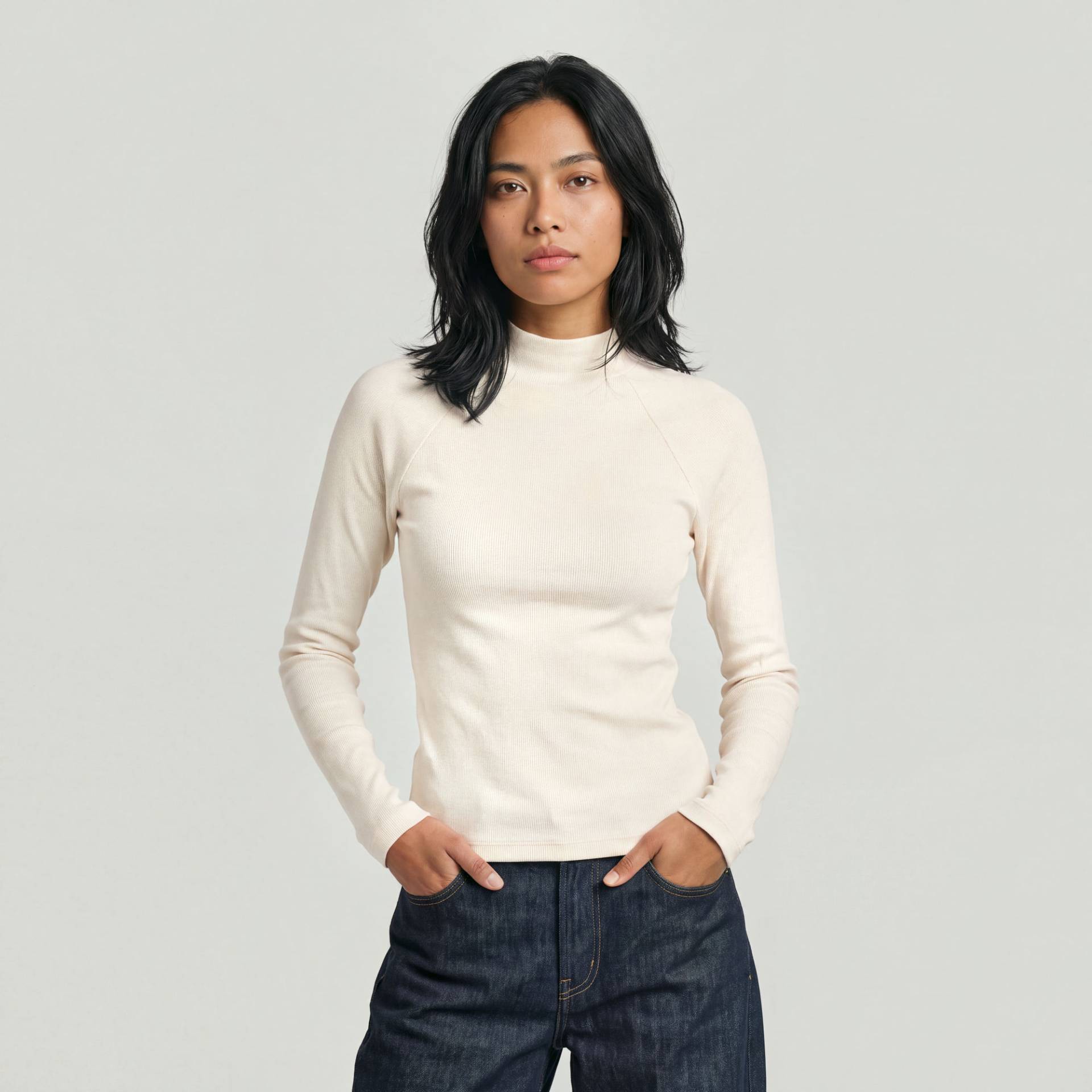 Slim Rib Mock Neck von G-STAR