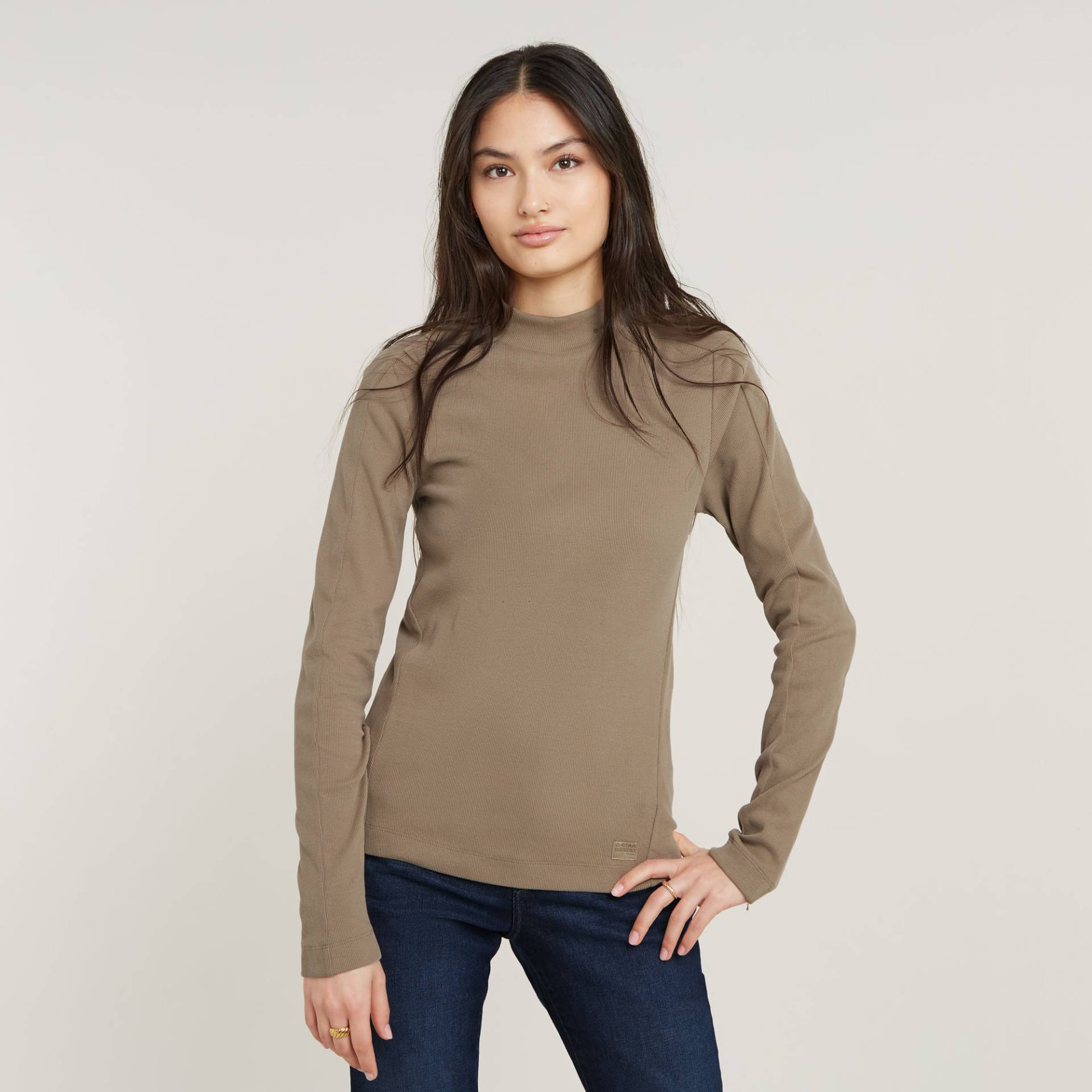 Slim Rib Mock Top von G-STAR
