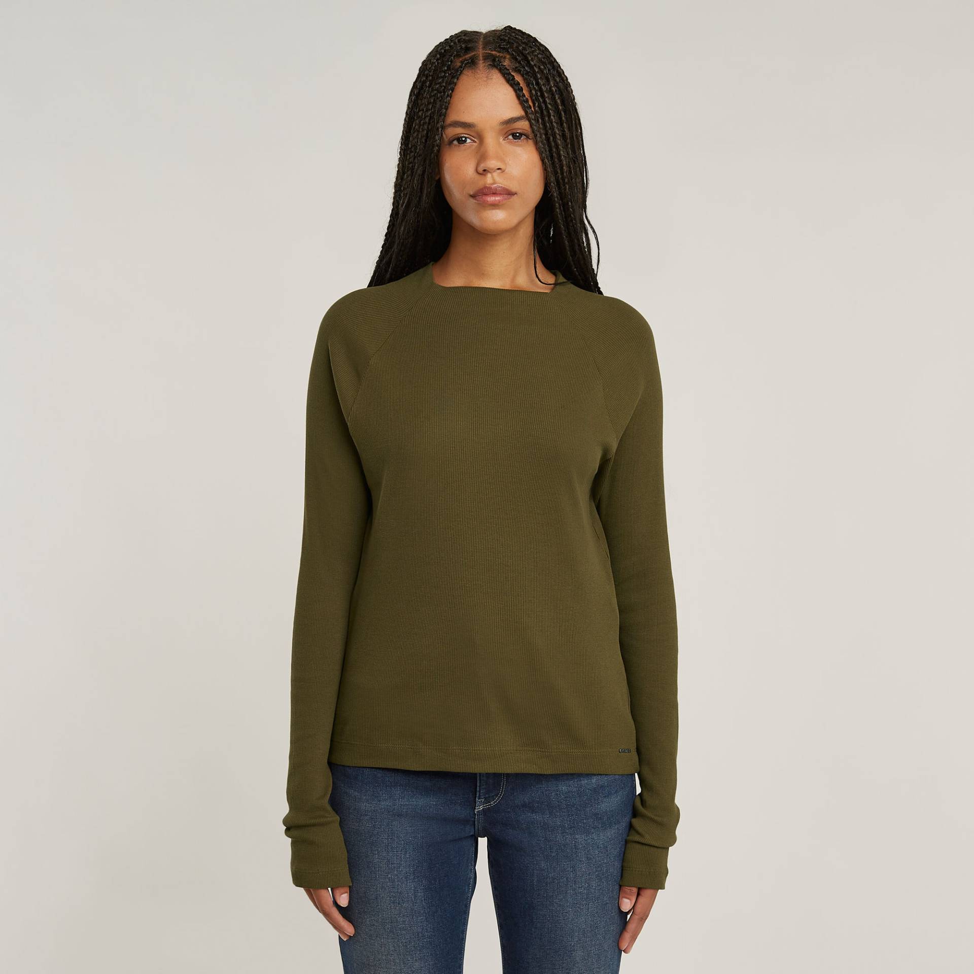 Slim Rib Mock Top Slim Rib Mock Top von G-STAR