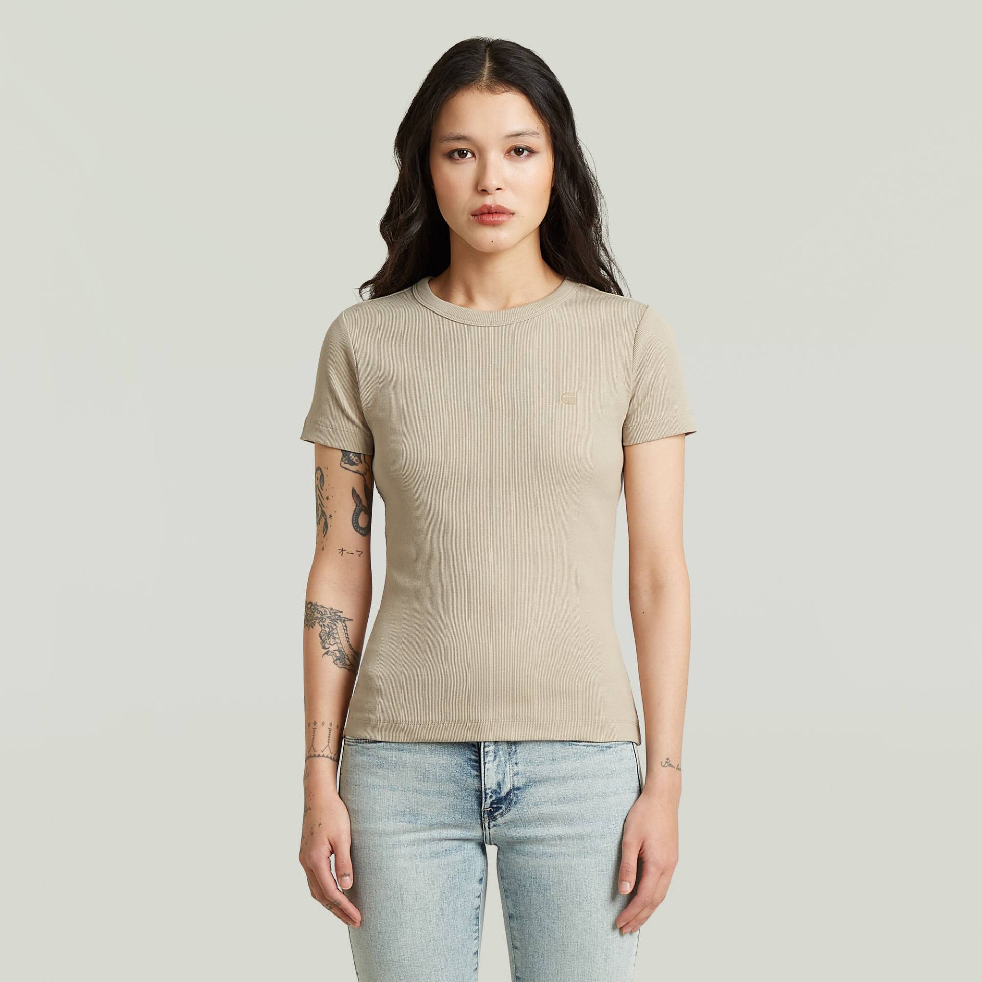 Slim Rib T-Shirt von G-STAR