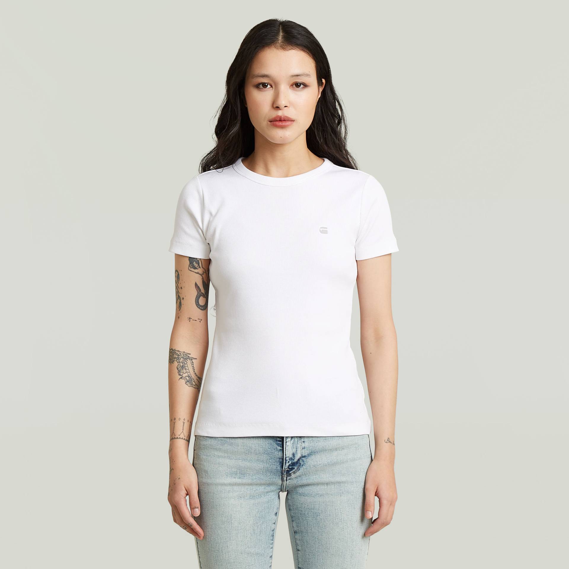 Slim Rib T-Shirt von G-STAR