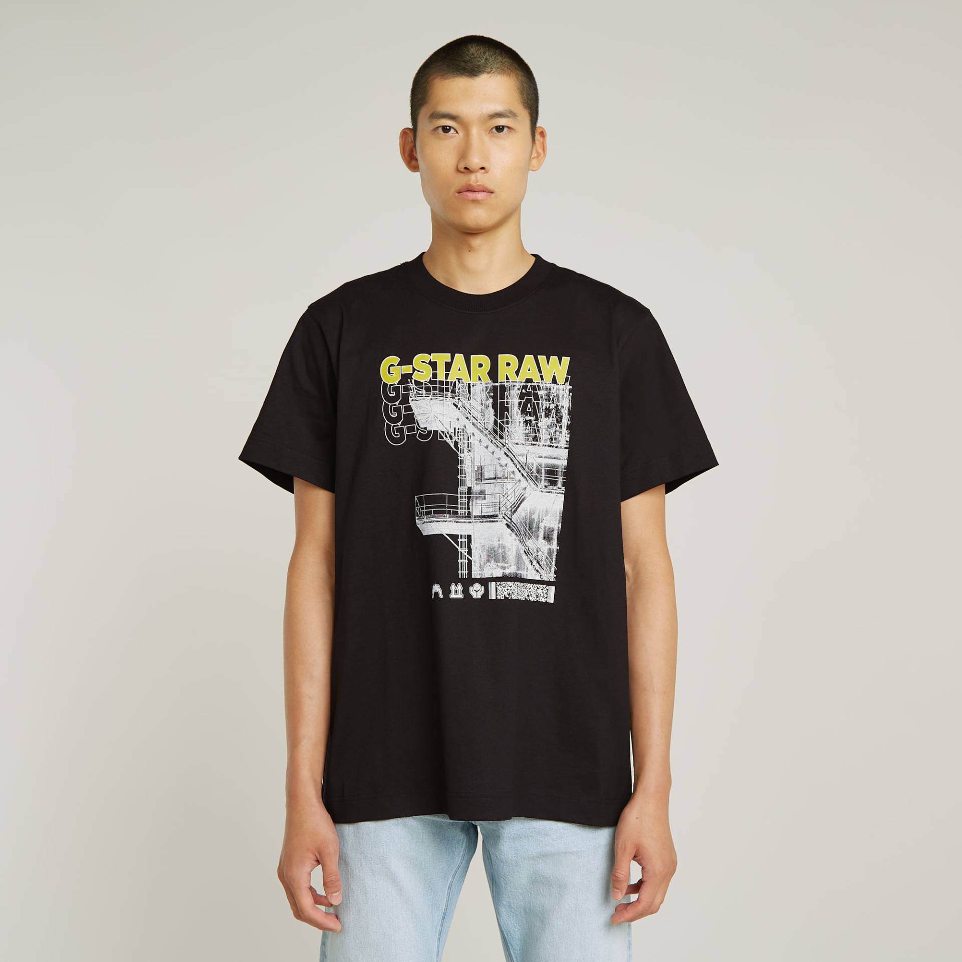 Stairs Graphic Loose T-Shirt von G-STAR