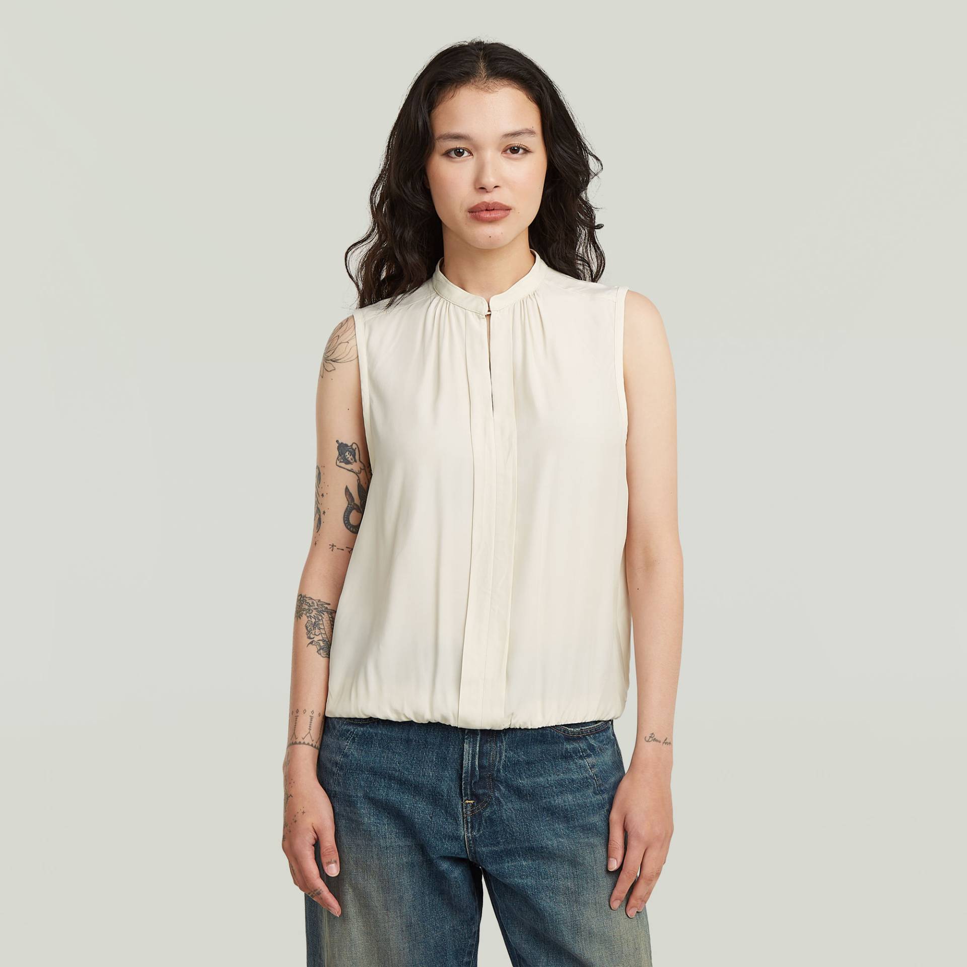 Stand-Up Collar Sleeveless Top von G-STAR