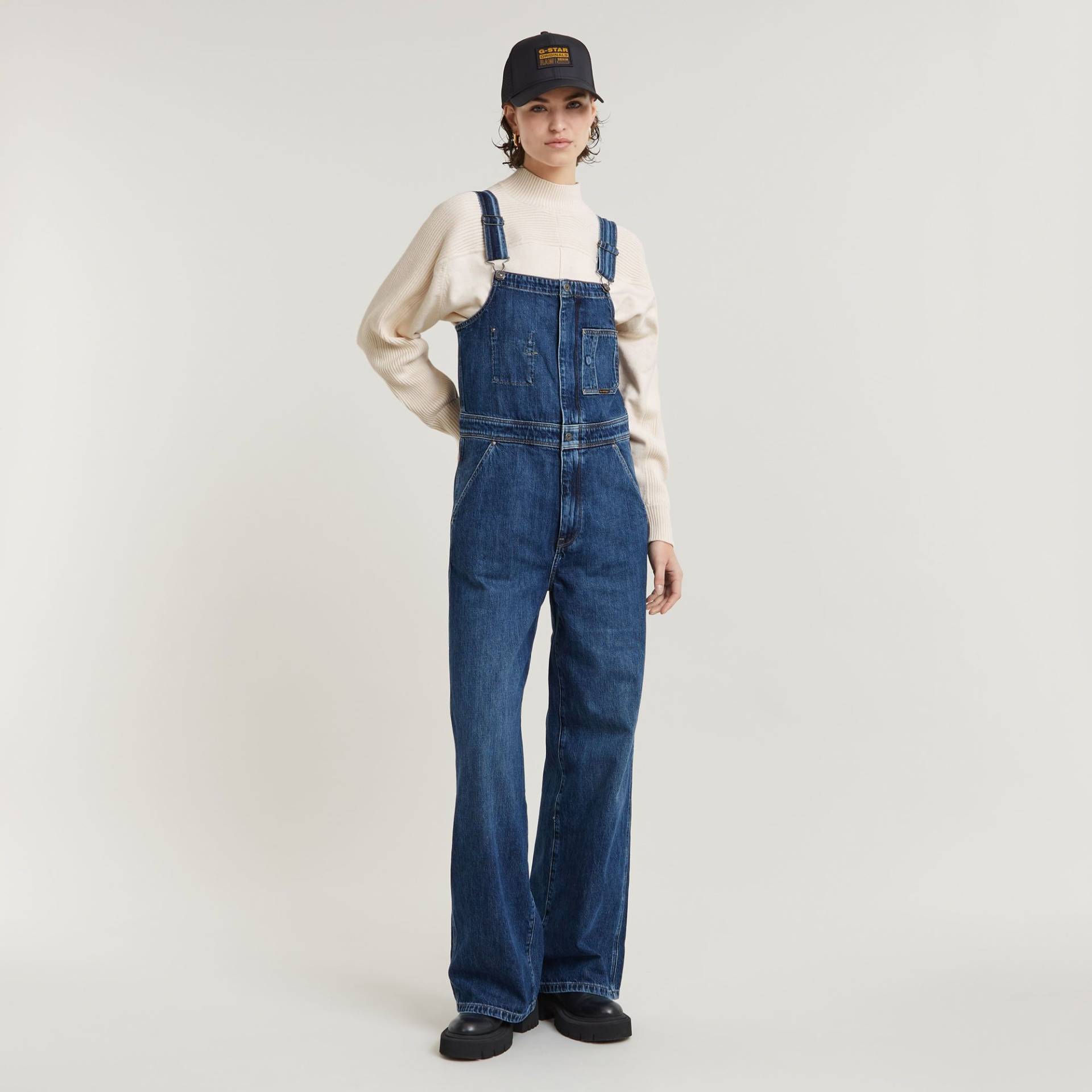 Straight Leg Zip Latzhose Straight Leg Zip Latzhose von G-STAR