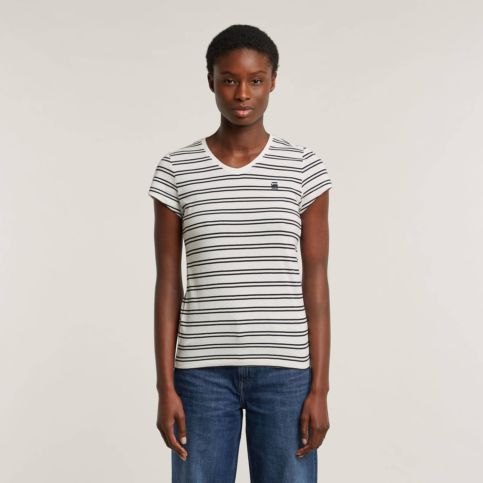 Stripe Eyben Slim V T-Shirt 2.0 von G-STAR