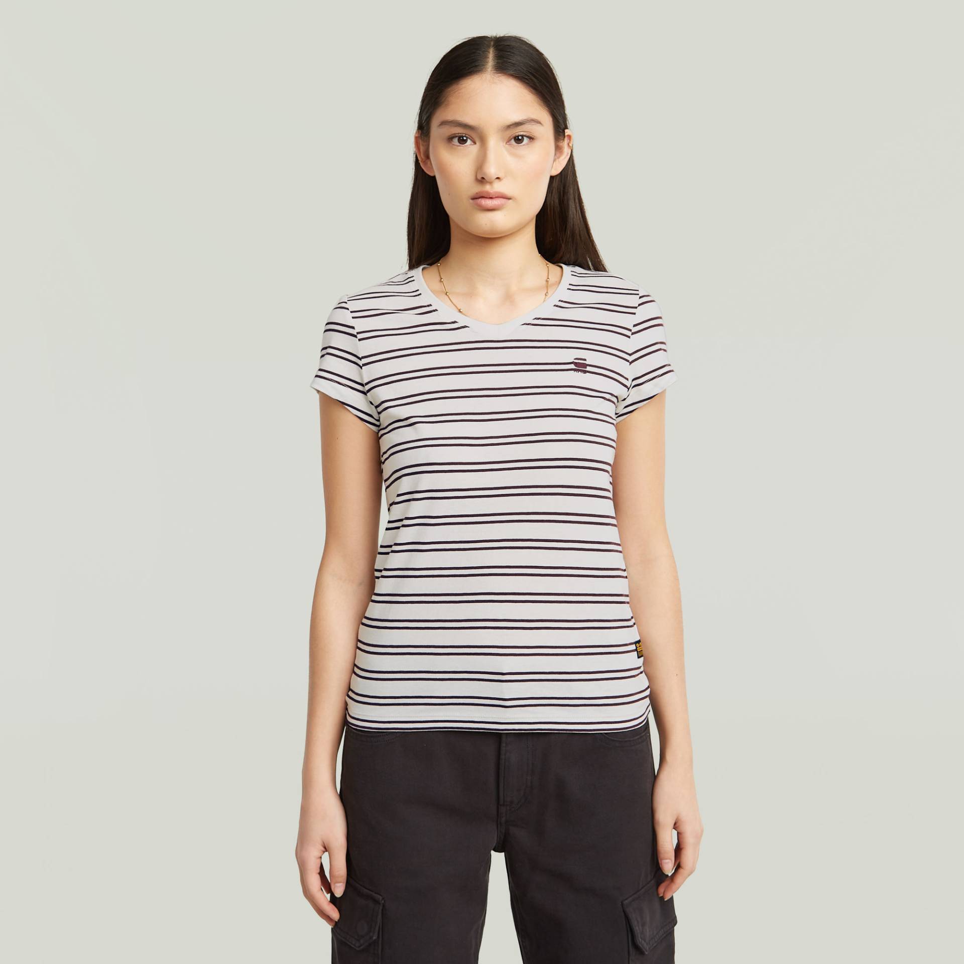 Stripe Eyben Slim V T-Shirt 2.0 von G-STAR