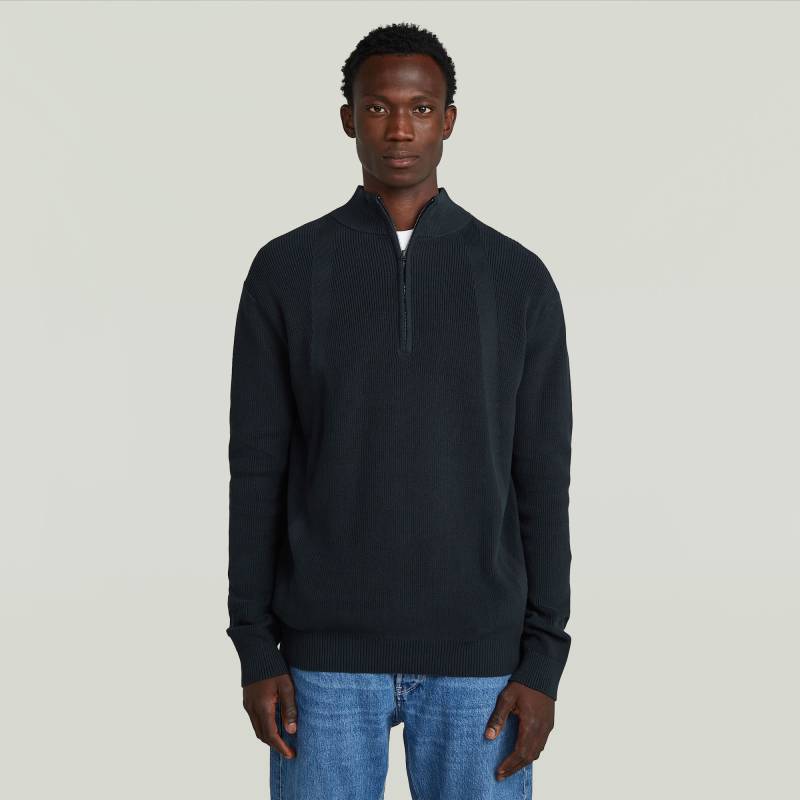 Structured Half Zip Knit von G-STAR