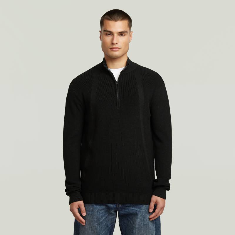 Structured Half Zip Knit von G-STAR