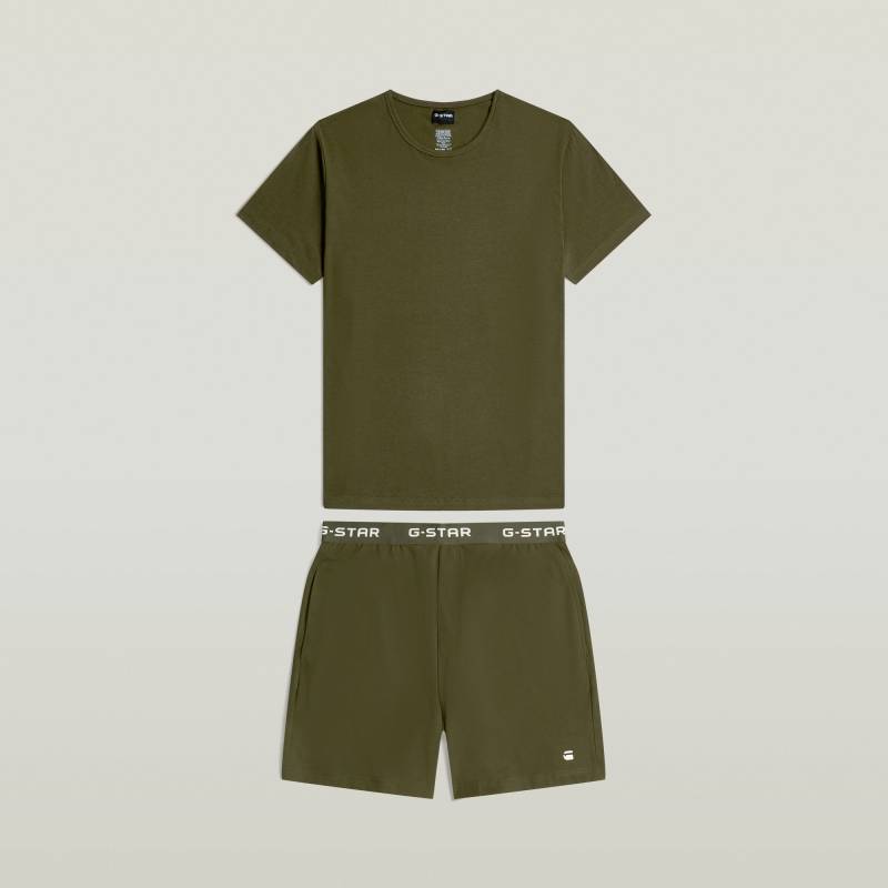 T-Shirt & Shorts Pyjama Set von G-STAR