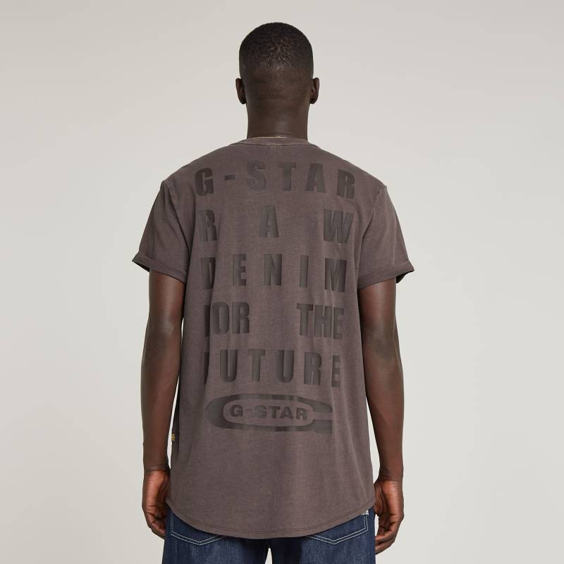 Text Back Graphic Overdyed Lash T-Shirt von G-STAR