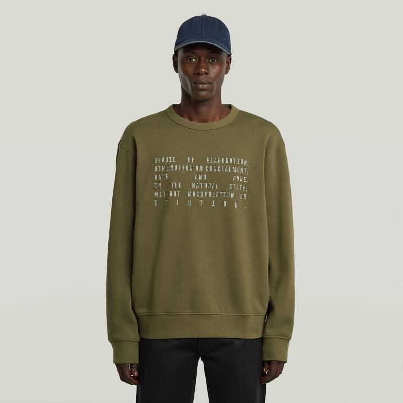 Text Graphic Sweatshirt von G-STAR