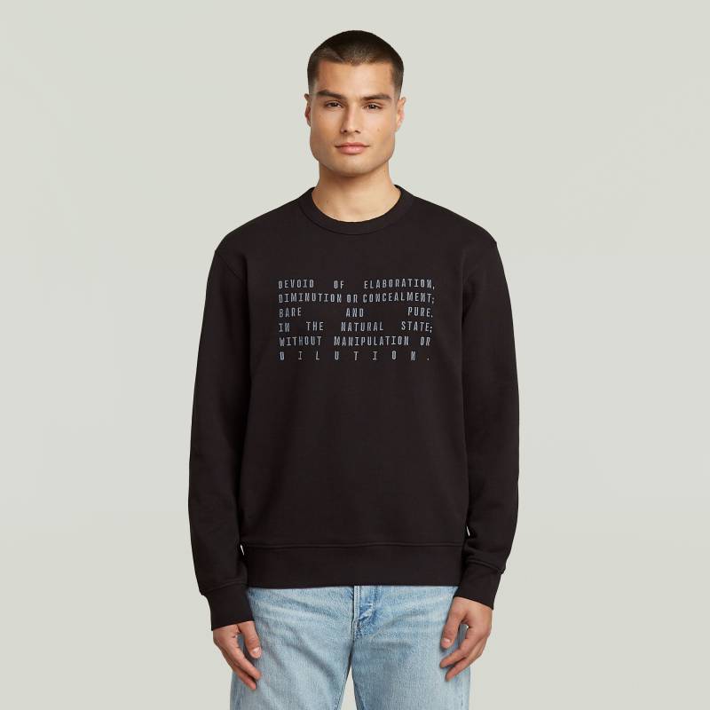 Text Graphic Sweatshirt von G-STAR