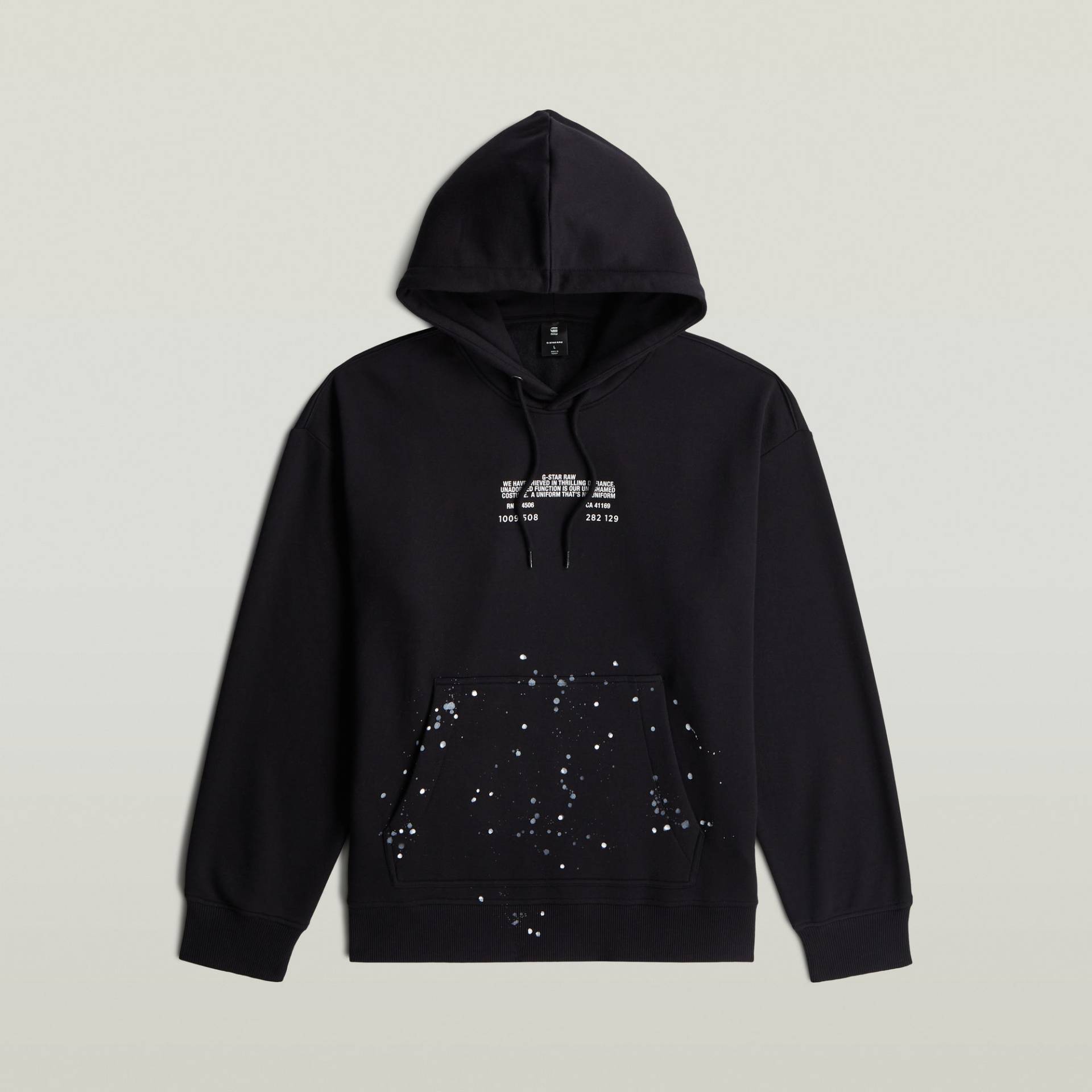 Text Splatters Relaxed Hoodie Sweater Text Splatters Relaxed Hoodie Sweater von G-STAR
