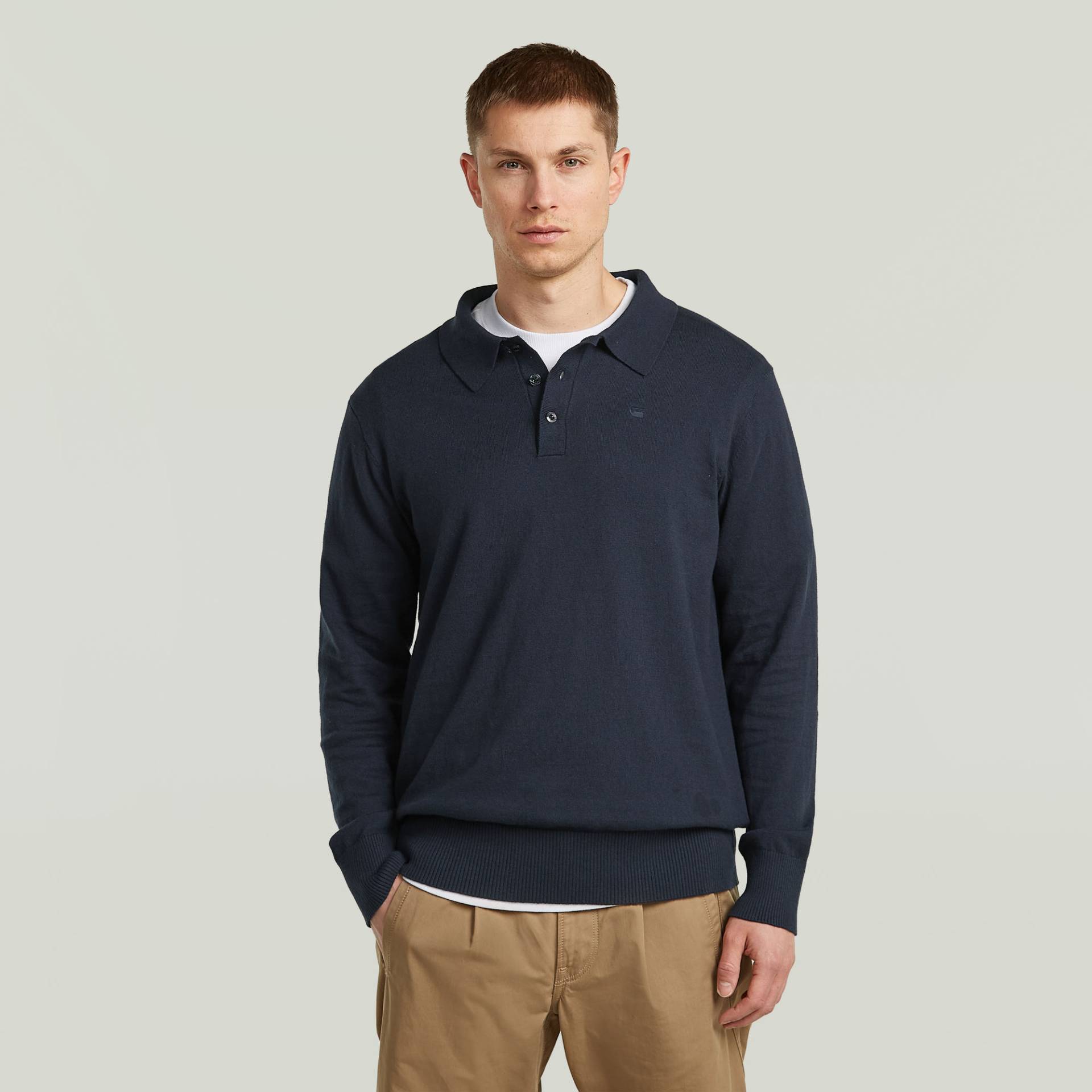 The Willem - Correct Polo Long Sleeve von G-STAR
