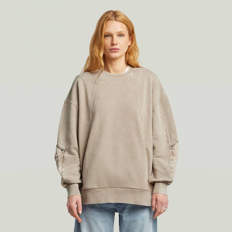 Washed 3D Mix Oversized Sweater Washed 3D Mix Oversized Sweater von G-STAR