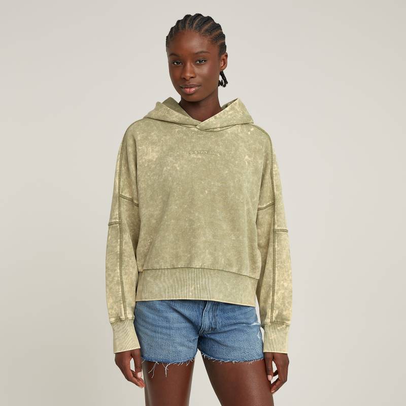 Washed Embossed Oversized Hoodie von G-STAR