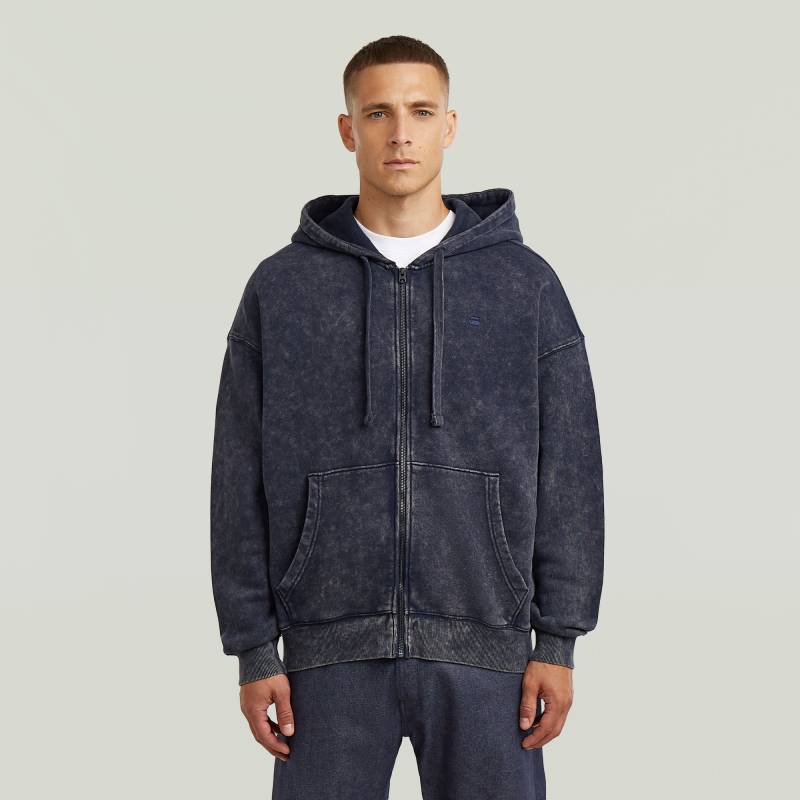 Washed Loose Full Zip Hoodie von G-STAR