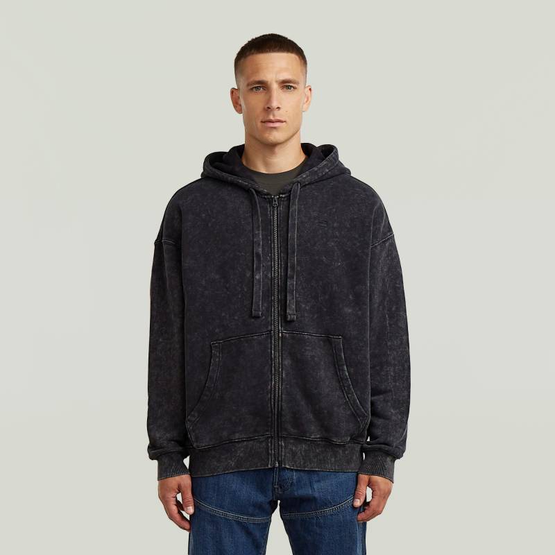 Washed Loose Full Zip Hoodie von G-STAR