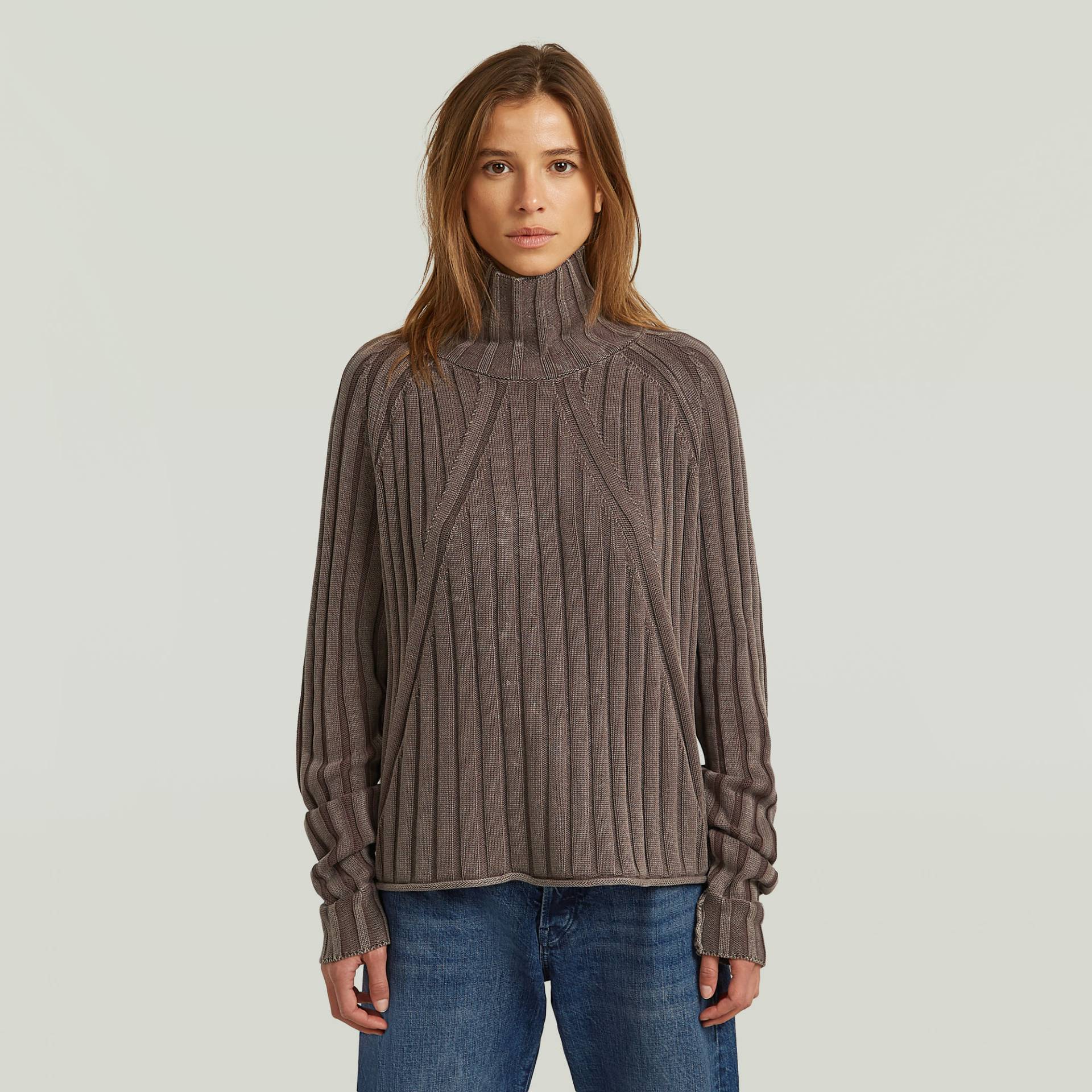 Washed Loose Turtle Knit Pullover von G-STAR