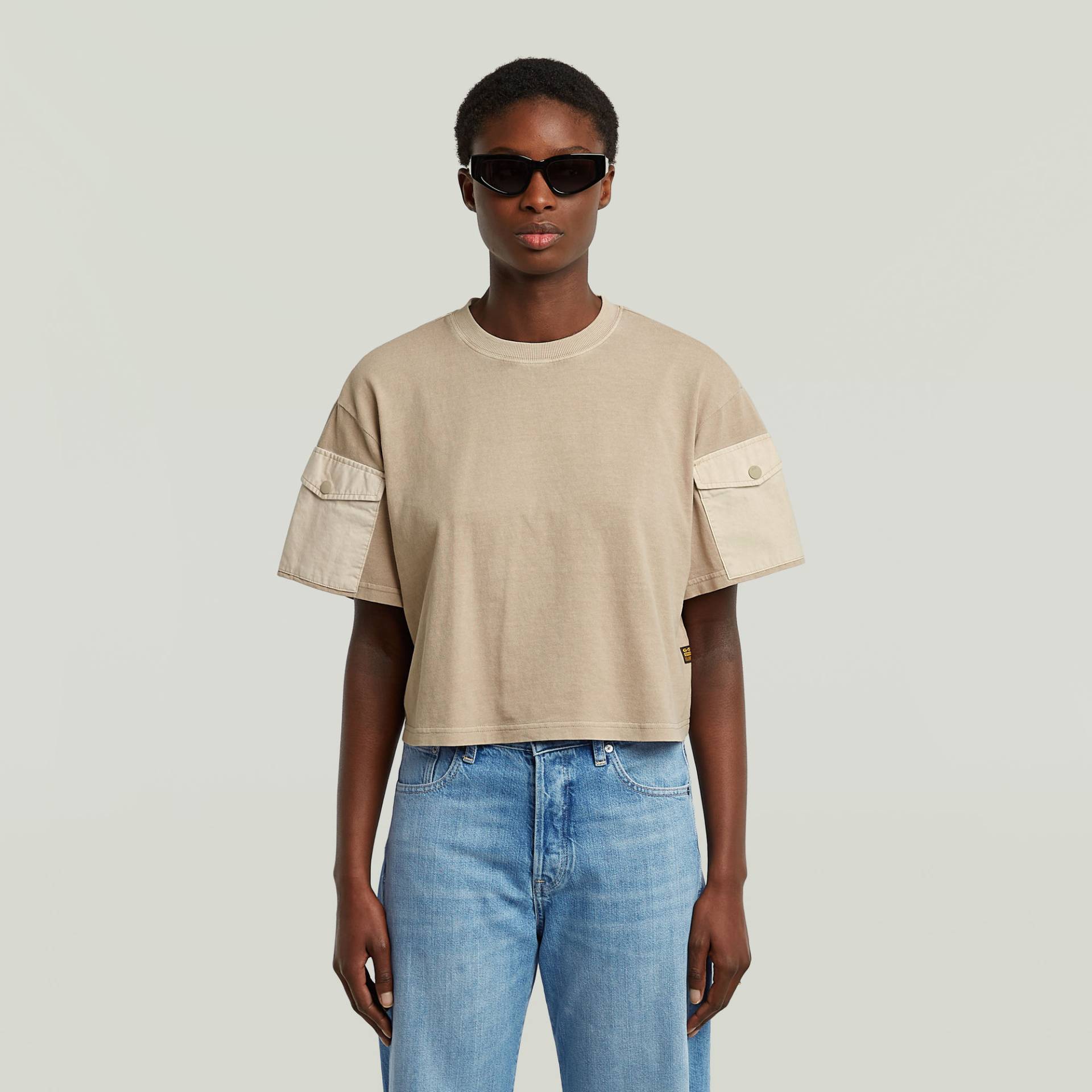 Washed Mix Boxy Cropped T-Shirt Washed Mix Boxy Cropped T-Shirt von G-STAR