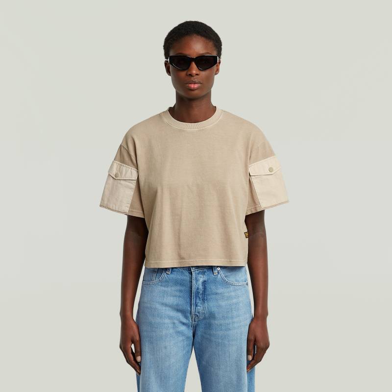 Washed Mix Boxy Cropped T-Shirt von G-STAR