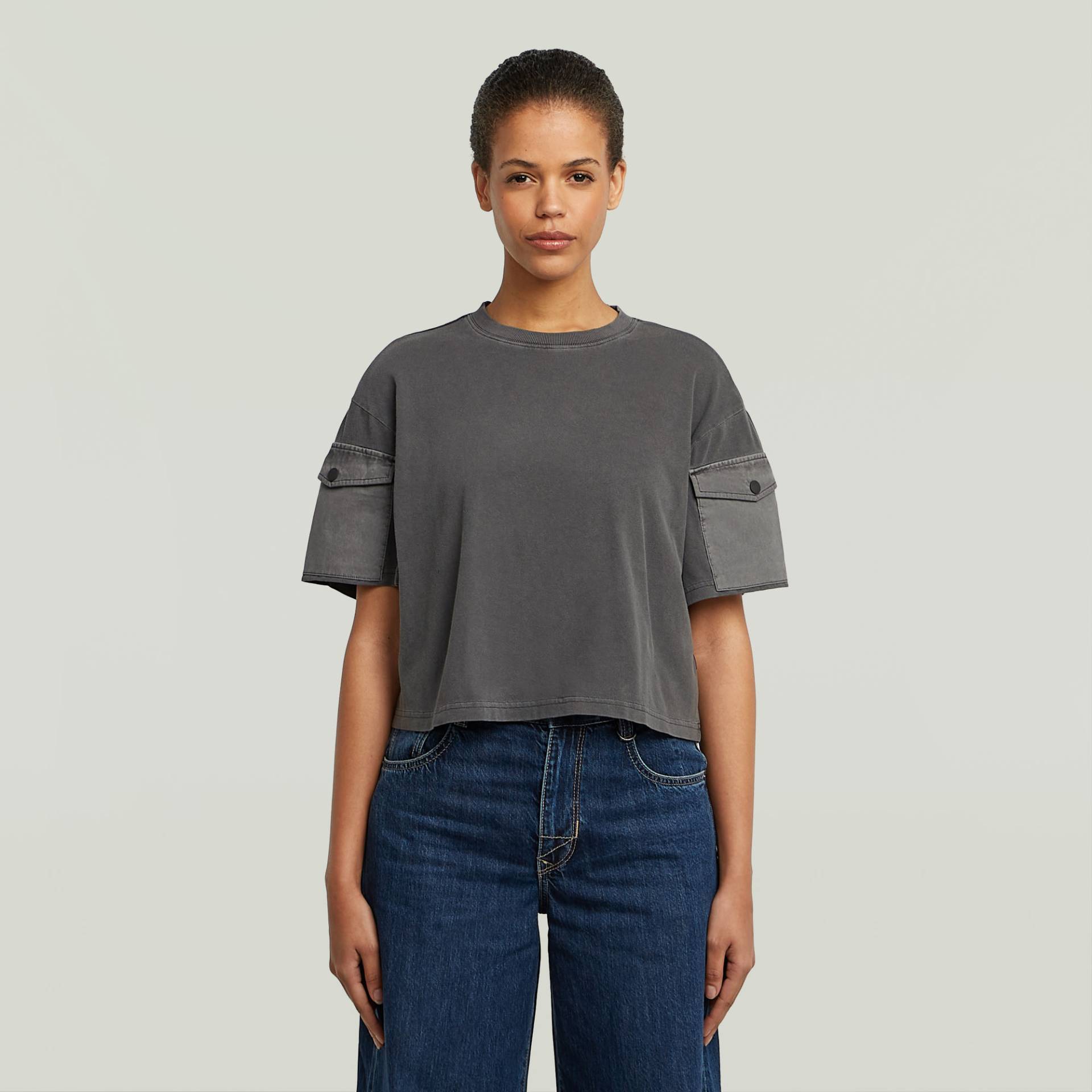 Washed Mix Boxy Cropped T-Shirt Washed Mix Boxy Cropped T-Shirt von G-STAR