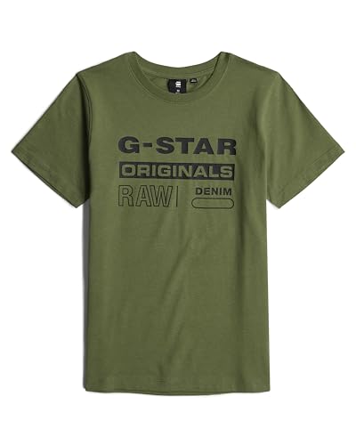 G-Star Jungen Kids T-Shirt G-Star Originals, Grün (sage D24912-01-724), 16 von G-STAR
