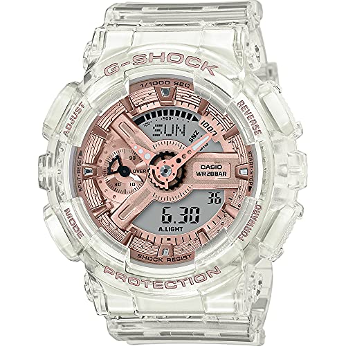 Casio Damen. Analog Digital Quartz Uhr mit Kunststoff Armband GMA-S110SR-7AER von Casio