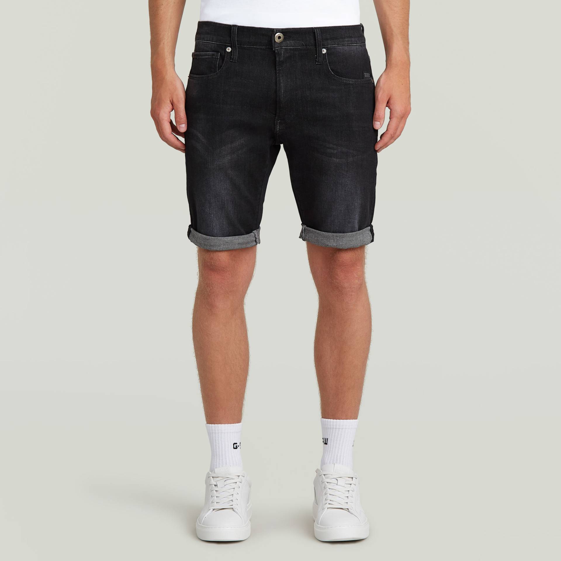3301 Slim Denim Shorts von G-STAR