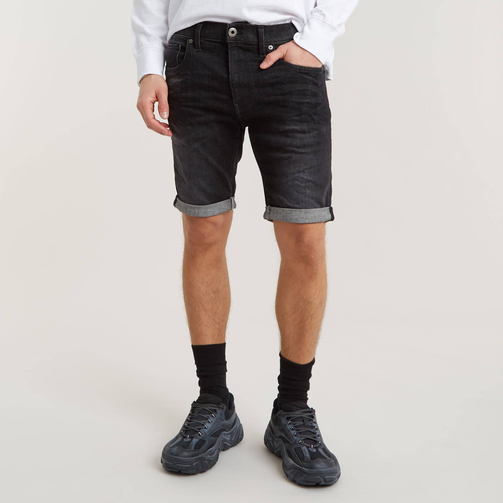 3301 Slim Denim Shorts von G-STAR