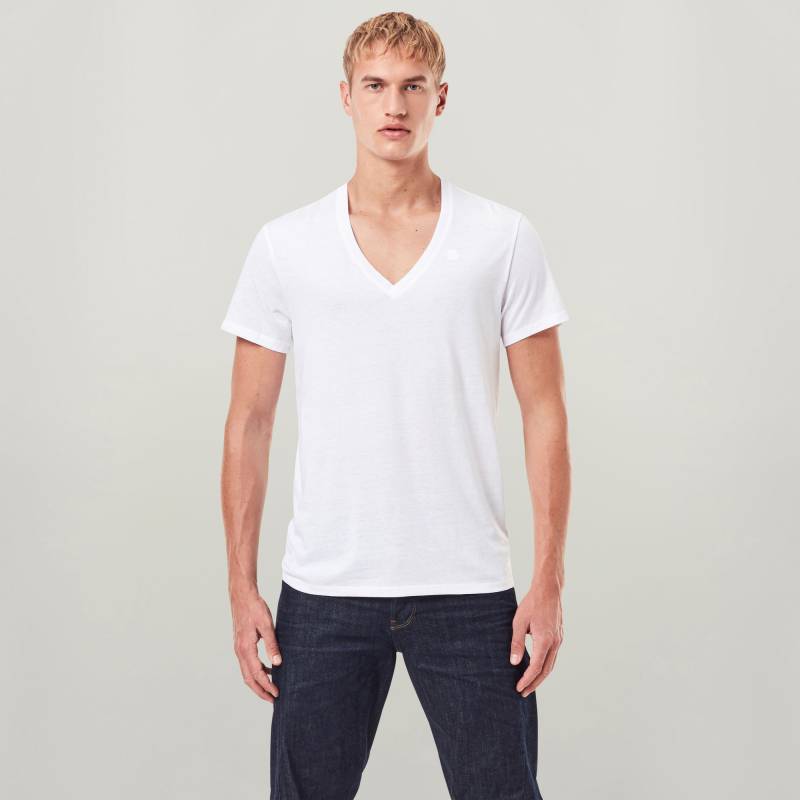 Base Heather V-Neck T-Shirt 2-Pack von G-STAR