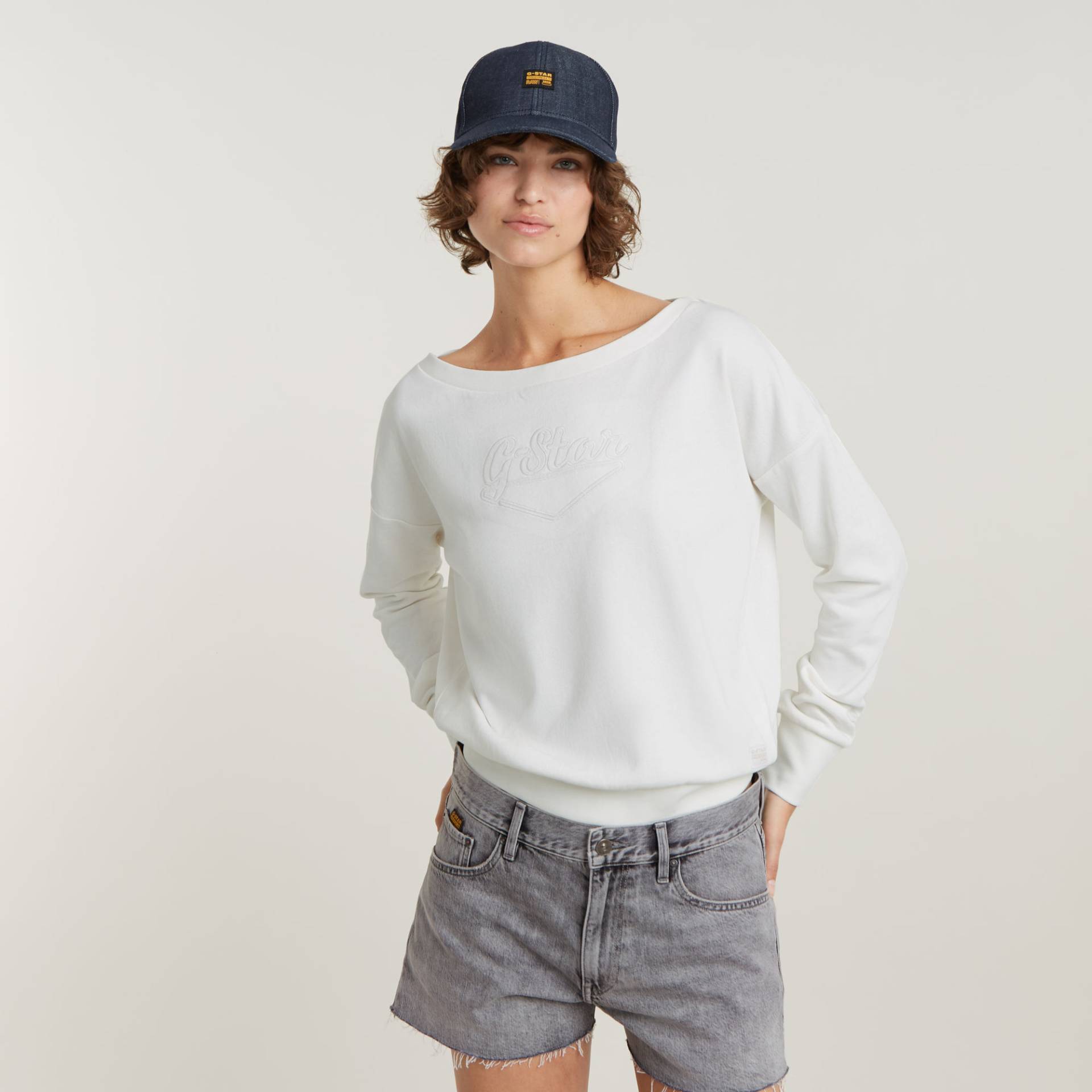 Boat Neck Loose Sweatshirt von G-Star RAW