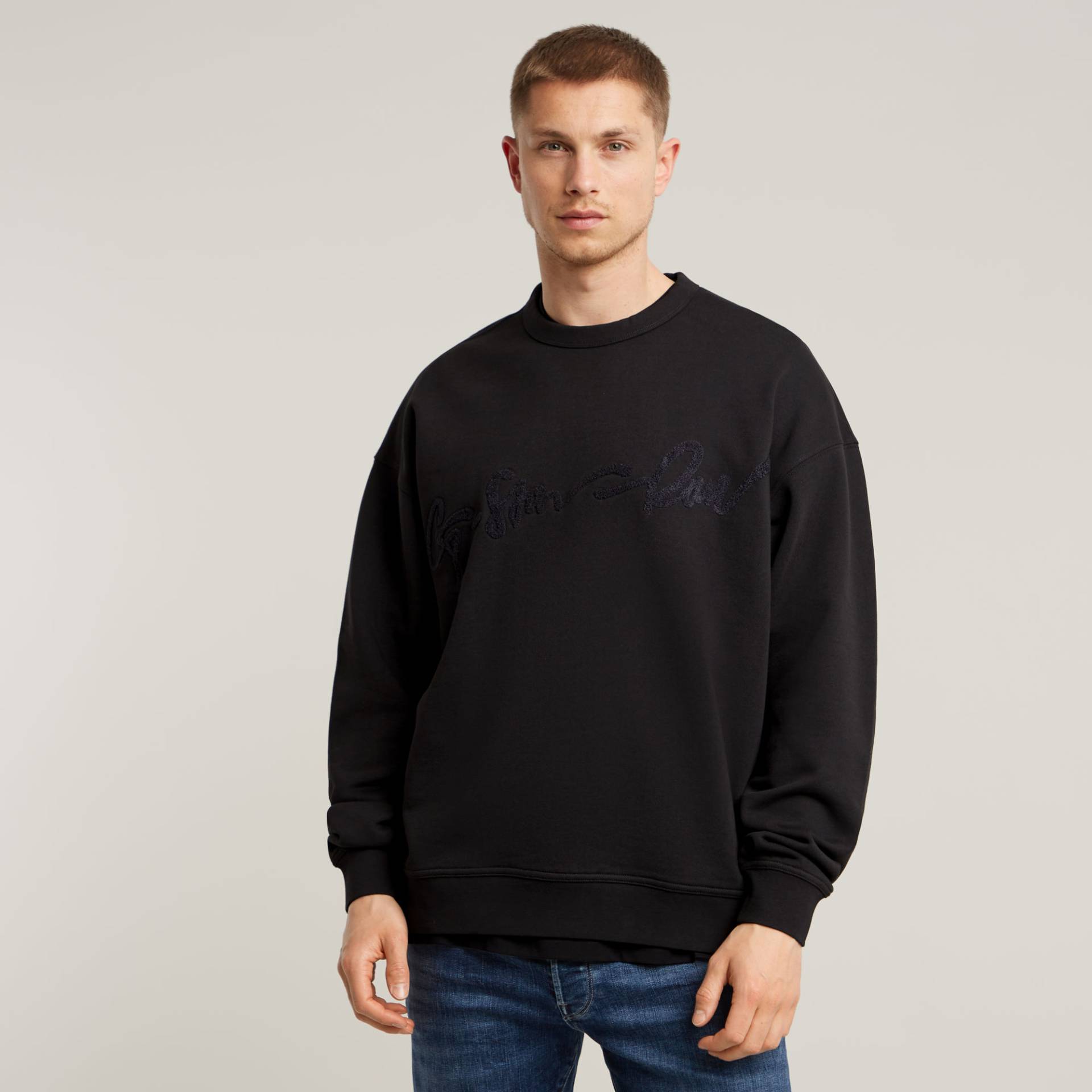 Chenille G-Script Loose Sweatshirt von G-STAR