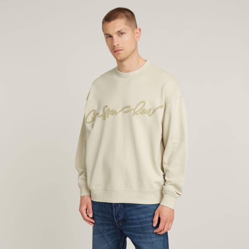Chenille G-Script Loose Sweatshirt von G-STAR