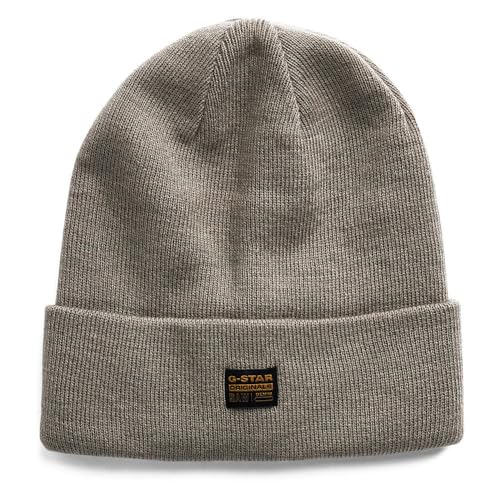 G-Star Damen Effo Long Beanie Hat, Grau (Elephant Skin D16624-C754-G106), Einheitsgröße EU von G-Star RAW