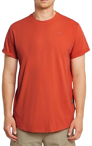 G-STAR Herren Lash T-Shirt, Rot (lt Antic red D16396-B353-B439), XL von G-STAR