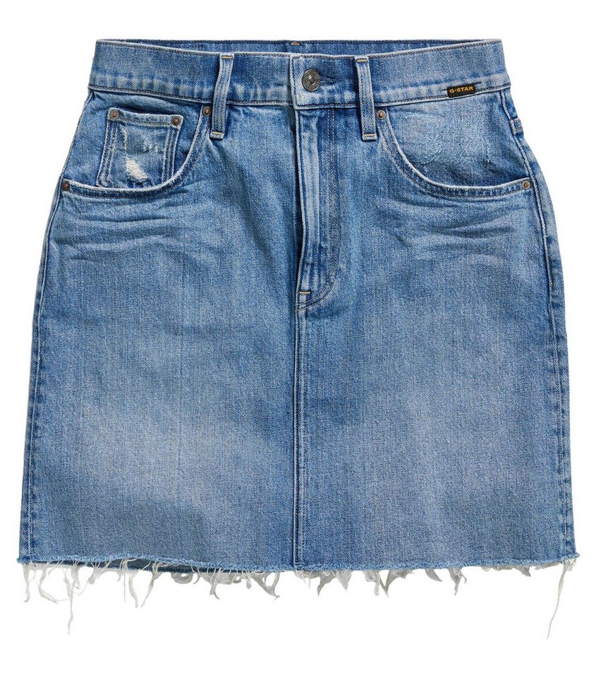 G-Star RAW Jeansrock Damen Jeansrock VIKTORIA SHORT SKIRT RAW EDGE (1-tlg) von G-Star RAW