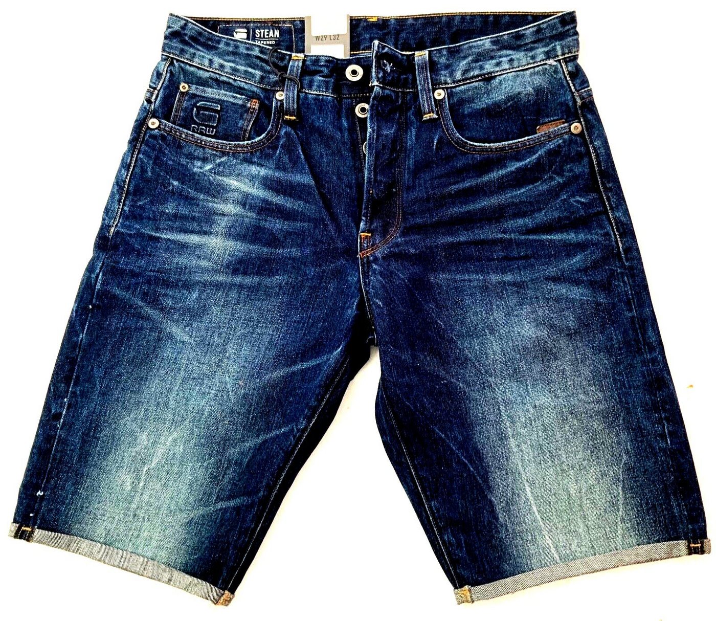 G-Star RAW Jeansshorts G-Star Herren Jean Shorts, G-Star Raw Stean Tapered Jeans Short von G-Star RAW