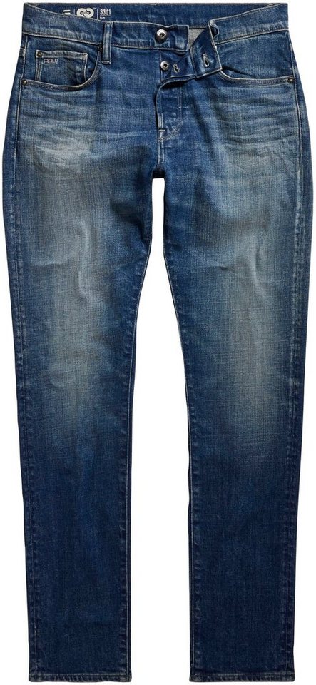 G-Star RAW Slim-fit-Jeans 3301 Slim mit toller Waschung und Elasthan von G-Star RAW