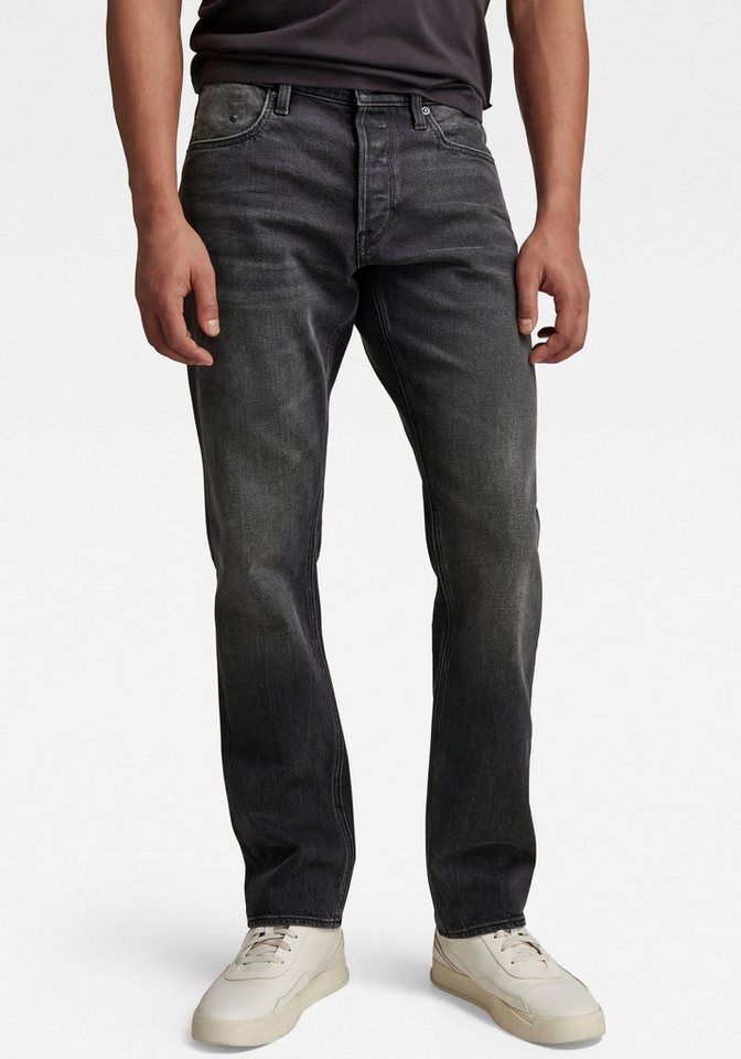 G-Star RAW Straight-Jeans Mosa Straight mit hellen Nähten von G-Star RAW