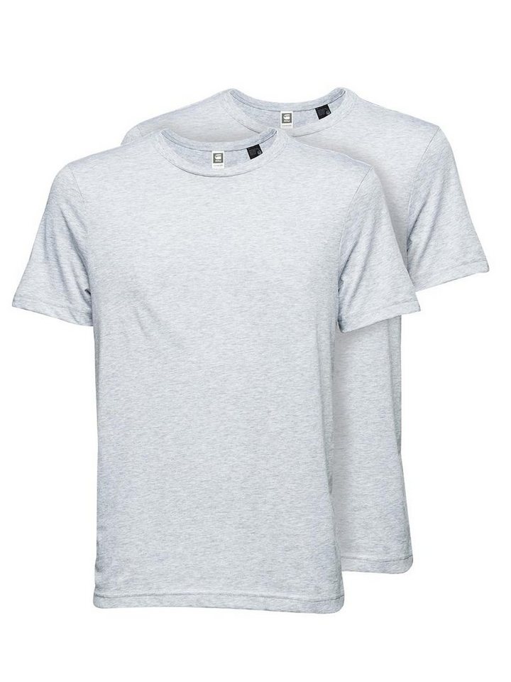 G-Star RAW T-Shirt Base htr r t short-sleeve 2-pack (2-tlg) mit Rundhalsausschnitt von G-Star RAW