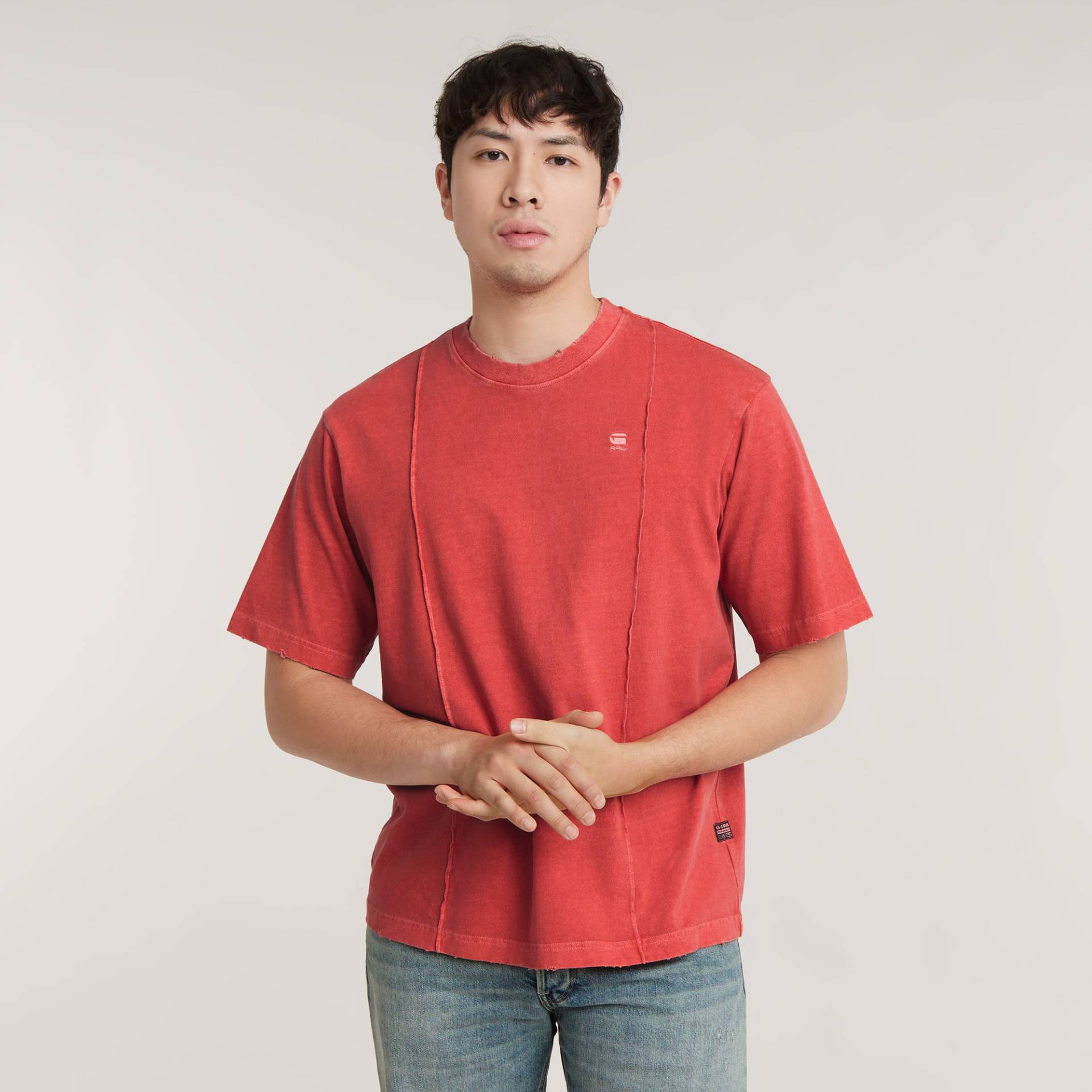 Overdyed Destroyed Boxy T-Shirt von G-Star RAW