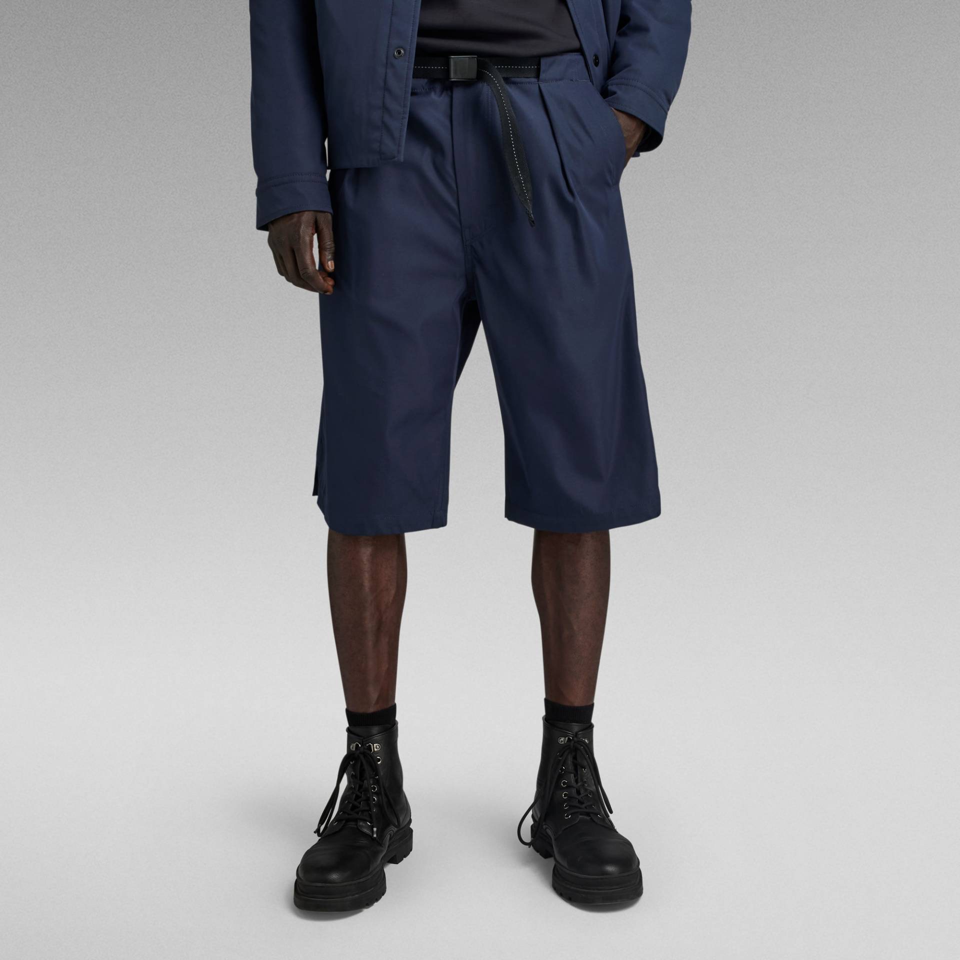 Pleated Chino Belt Shorts von G-Star RAW