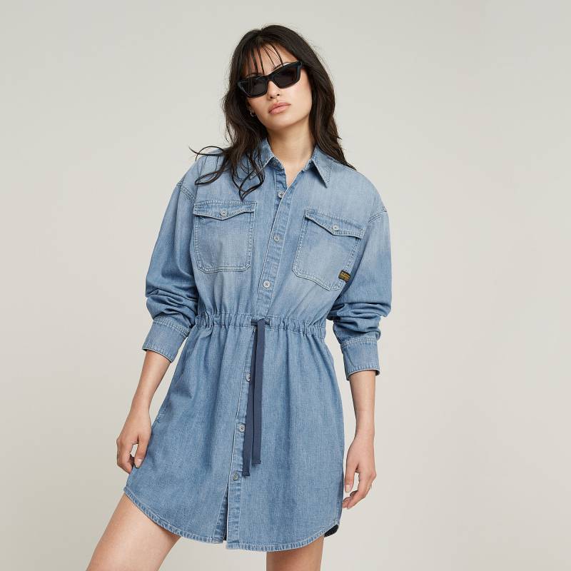 Relaxed Drawcord Denim Kleid von G-STAR