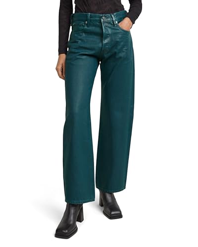 G-STAR Damen Bowey 3D Boyfriend Jeans, Grün (Worn in Hydraulics Cobler D25372-D436-G760), 32W / 32L von G-Star Raw