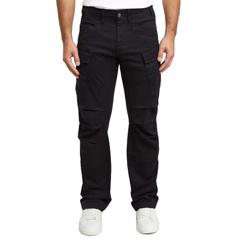 G-STAR Men's 3D Regular Straight Cargo Pants, Schwarz (dk Black gd D26950-C106-B564), 34W x 32L von G-Star Raw