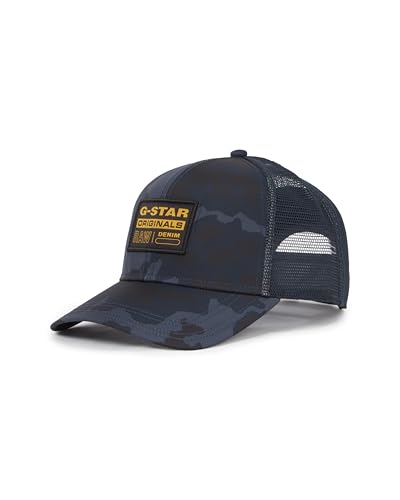 G-STAR Men's Embro Trucker Baseball Cap, Mehrfarben (India Ink Forest camo D23760-C441-H530), Einheitsgröße von G-Star Raw