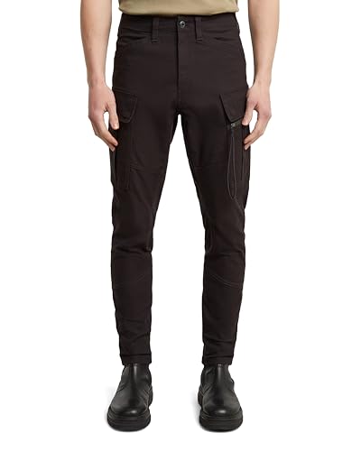 G-STAR Men's Zip Pocket 3D Skinny Cargo 2.0 Pants, Schwarz (dk Black D24307-E172-6484), 40W x 32L von G-Star Raw