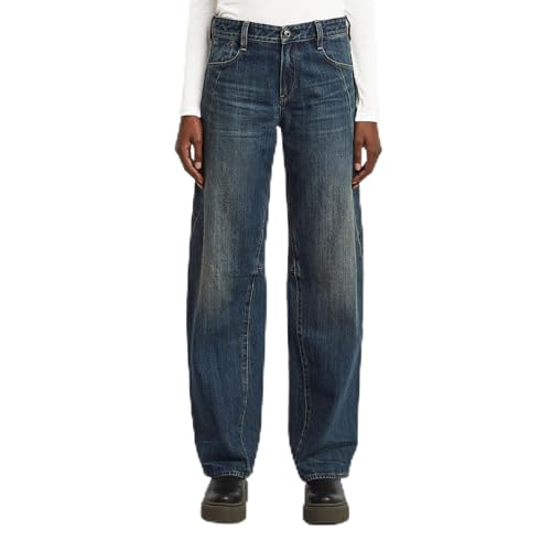 G-STAR Women's Contor 3D Loose Wmn Jeans, Mehrfarben (Antique Faded Cyclone D27745-D577-H469), 30W x 32L von G-Star Raw